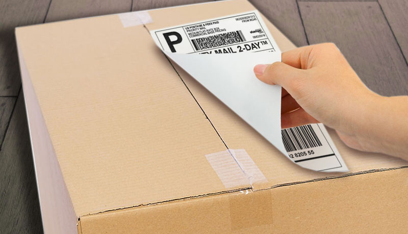 Shipping Labels Box Template